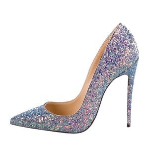 NWB 35.5 so Kate Christian Louboutin’s glitter dragonfly